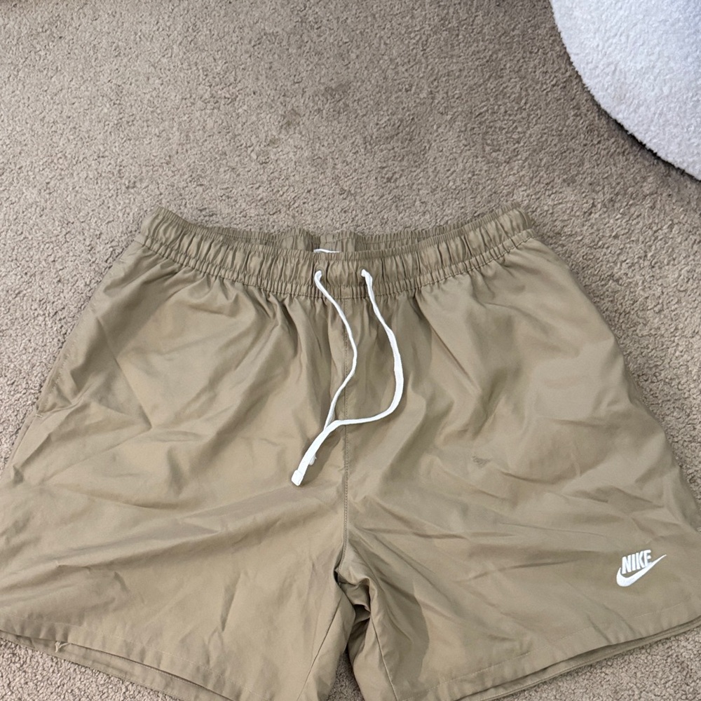 Nike Beige Athletic Shorts